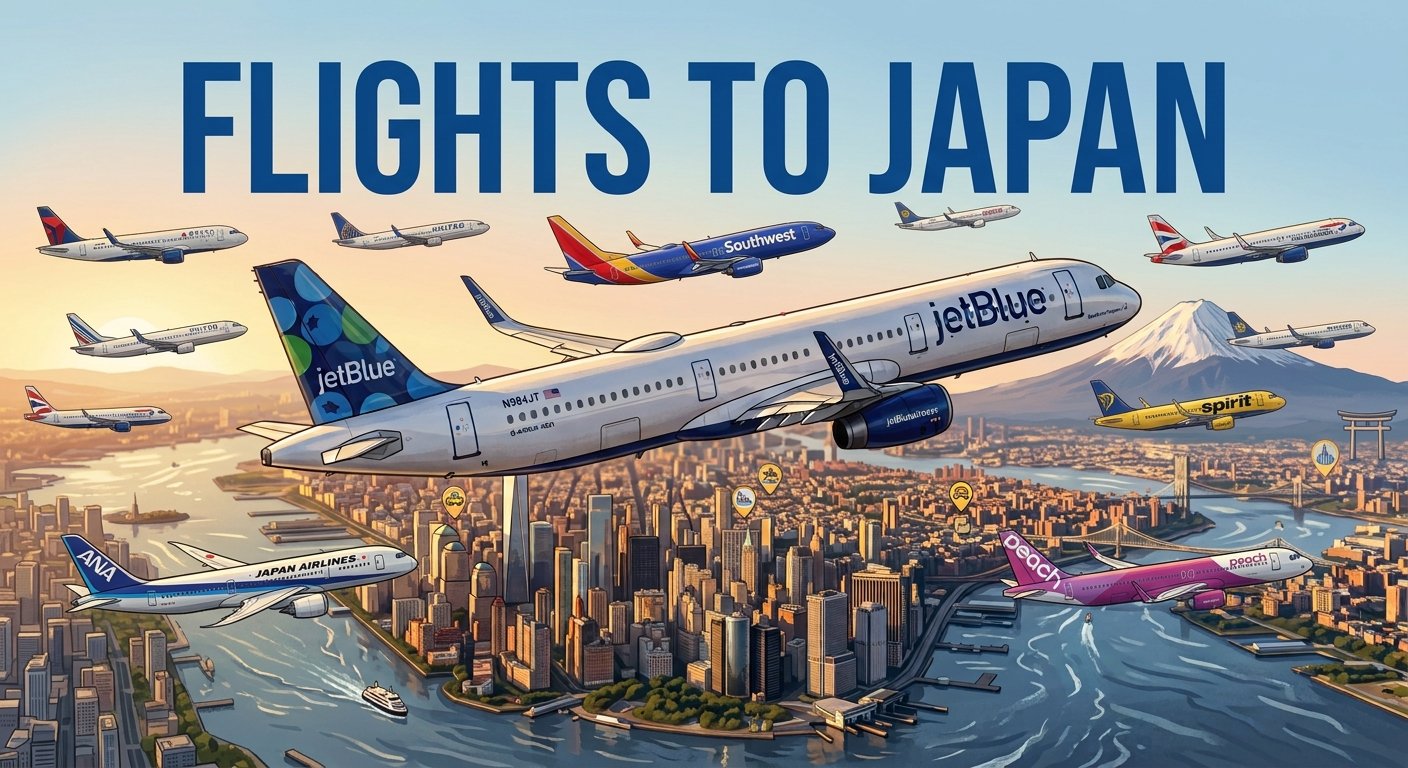 flights to japan